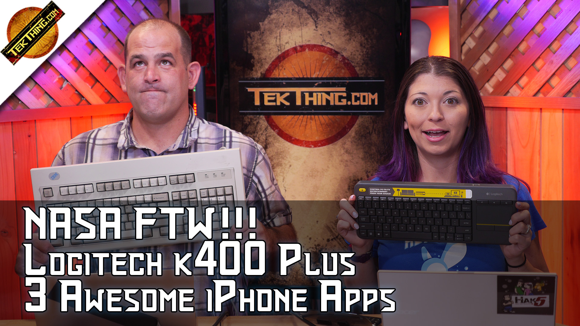 TekThing 28: Logitech k400 Plus, 3 Awesome iPhone Apps, Secure Bank Logins, Backup Google Photos!
